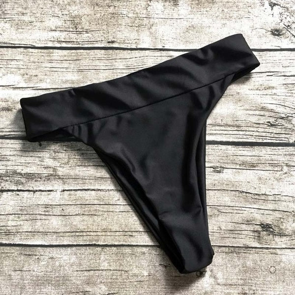 Wholesale 2020 V shape sexy female swimwear women swim brief brazilian bikini bottom cheeky butt thong tanga panties underwear