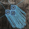 Women Tassel Crochet Knitted Halter Slim Bikini Top Swimsuit Tops Bohemia Swimwear Sexy Handmade Crochet Bikini Cotton Cover Top
