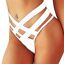 2020 Women Black White  Two-Piece Separates Sexy Thongs Bottoms Bandage Hollow Swimming G-String Swimsuit  Brazilian Bikini