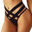 2020 Women Black White  Two-Piece Separates Sexy Thongs Bottoms Bandage Hollow Swimming G-String Swimsuit  Brazilian Bikini
