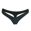 Hot Women Triangular Trunks Bikini Set Bottom Swimwear Cheeky Thong V Swim Trunks Sexy Women Beachwear Solid Black