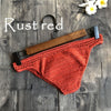 Women Sexy Crochet Bikini Bottom Boho Thong Swimwear Handmade Swimsuit Knitting Shorts