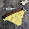 Women Sexy Crochet Bikini Bottom Boho Thong Swimwear Handmade Swimsuit Knitting Shorts