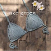 Sexy Bikini Top Crochet Strips Bandage Swimwear Beachwear Women Bikini Tops Swimsuit Female bathing suit biquinis feminino 2019