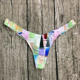 10 colors Mini Micro bikini Swimwear Women Swimsuit Sexy brazilian Thong bikini bottom G-string Briefs Panties Underwear Tanga