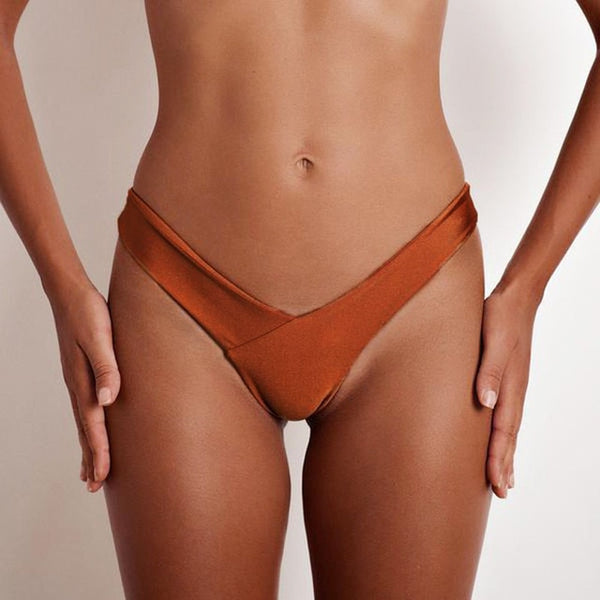 10 colors Mini Micro bikini Swimwear Women Swimsuit Sexy brazilian Thong bikini bottom G-string Briefs Panties Underwear Tanga