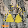 11 Color Beach Crochet Bikini Tops Beach Push up OR Interlining Beach Women Swimwear Top