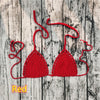 11 Color Beach Crochet Bikini Tops Beach Push up OR Interlining Beach Women Swimwear Top