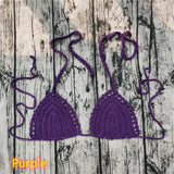 11 Color Beach Crochet Bikini Tops Beach Push up OR Interlining Beach Women Swimwear Top
