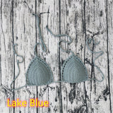 11 Color Beach Crochet Bikini Tops Beach Push up OR Interlining Beach Women Swimwear Top