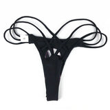 Brazilian Cheeky Bottom Thong V Swimsuit Bottom Bikini T-Back Swimwear Swim Shorts Beach Pants Hipster Briefs Thong Underwear